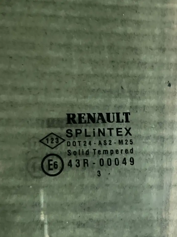 Renault Scenic II - Grand scenic II (2003 - 2006) Заднее боковое стекло — фото 2