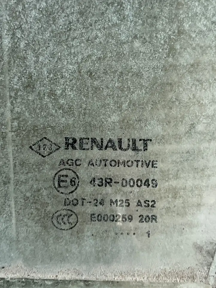 Renault Scenic III - Grand scenic III (2009 - 2016) Стекло передней двери — фото 2