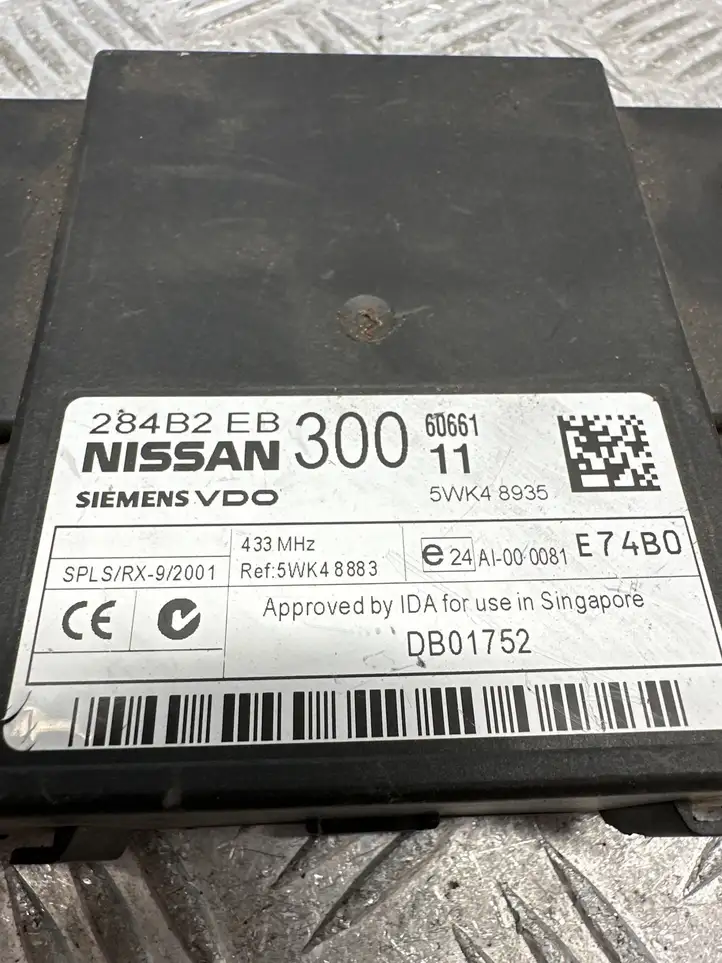 Nissan Navara D40 (2004 - 2015) 284B2EB300 Модуль комфорта — фото 2