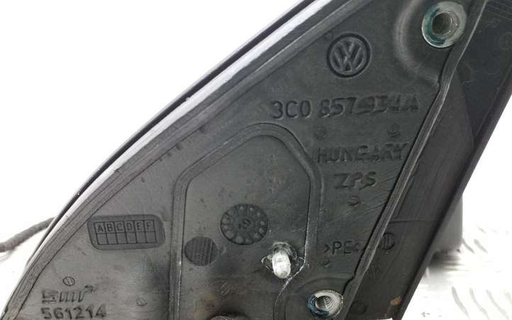 Volkswagen PASSAT B7 (2011 - 2014)  3C0857934A Зеркало боковое с электрическим приводом
