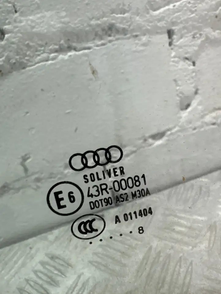 Audi A6 S6 C6 4F (2004 - 2008) Стекло задней двери — фото 2