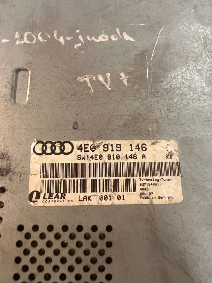 Audi A8 S8 D3 4E (2002 - 2005) 4E0910146A Прочие блоки управления — фото 2