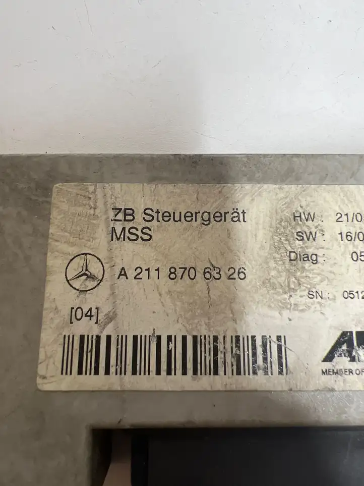 Mercedes-Benz E W211 (2002 - 2009) A2118706326 Прочие блоки управления — фото 2