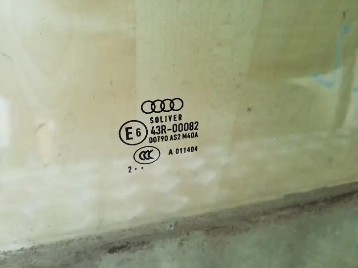 Audi A5 8T 8F (2011 - 2016) Стекло задней двери — фото 2