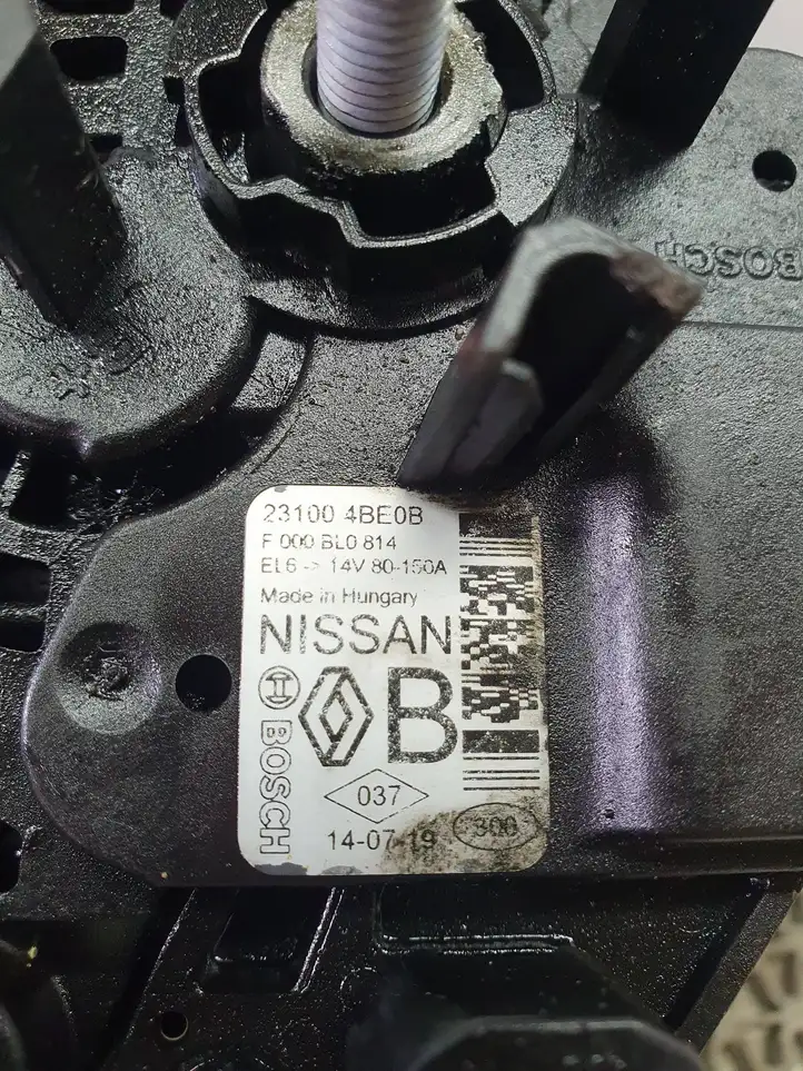 Nissan Qashqai (2013 - 2017) 231004BE0B Генератор — фото 2