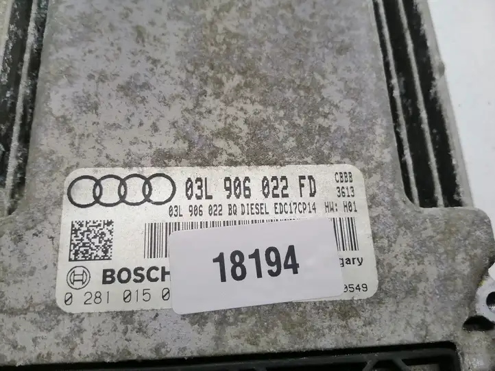 Audi A3/S3 8P (2008 - 2013) 03L906022FD Блок управления двигателем (ЭБУ) — фото 3