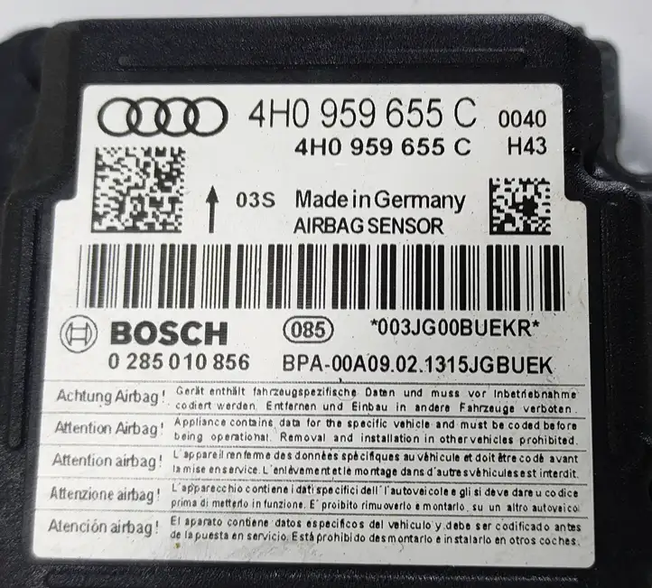 Audi A6 Allroad C7 (2012 - 2014) 4H0959655C Блок управления SRS — фото 4