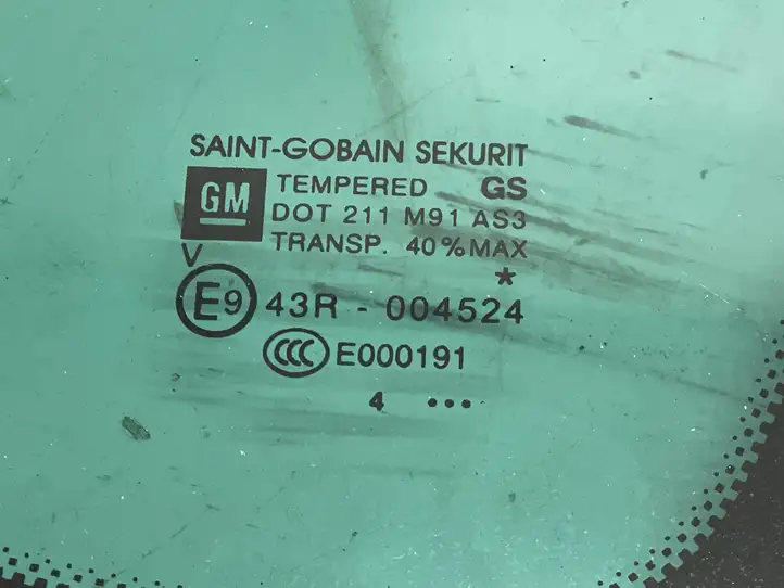 Opel Meriva B (2010 - 2014) Заднее боковое стекло — фото 3