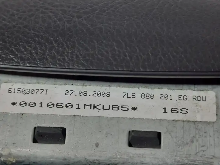 Volkswagen Touareg I (2002 - 2010) 7L6880201 Подушка безопасности руля — фото 4
