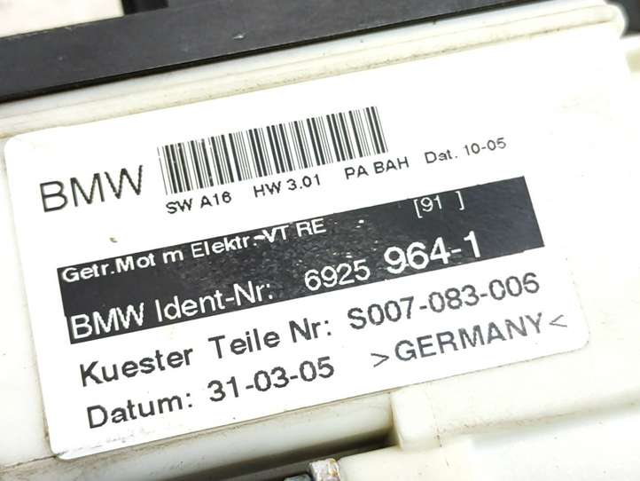 BMW X3 E83 (2003 - 2010)  69259641 электродвигатель переднего стеклоподъемника