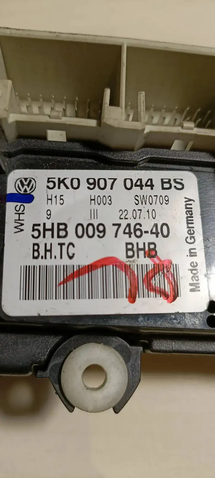 Volkswagen Golf Plus (2008 - 2014) 5K0907044BS Блок управления климат-контролем — фото 5