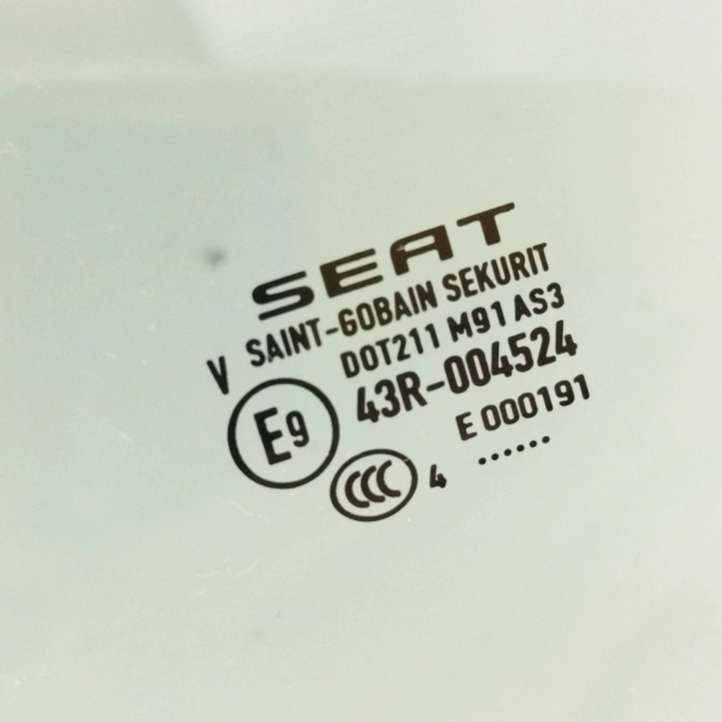 Seat Ibiza IV (6J,6P) (2008 - 2017)  43R004524 Основное стекло задних дверей