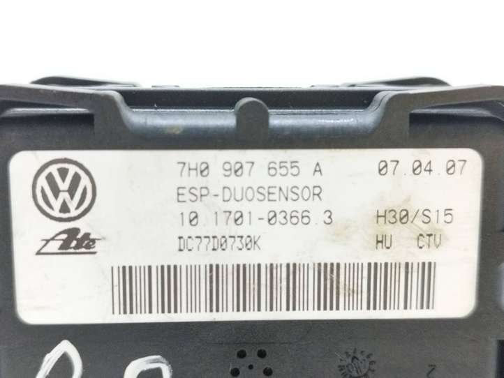 Audi A3/S3 8P (2008 - 2013)  7H0907655A Датчик ESP (системы стабильности) (датчик курсовой устойчивости))