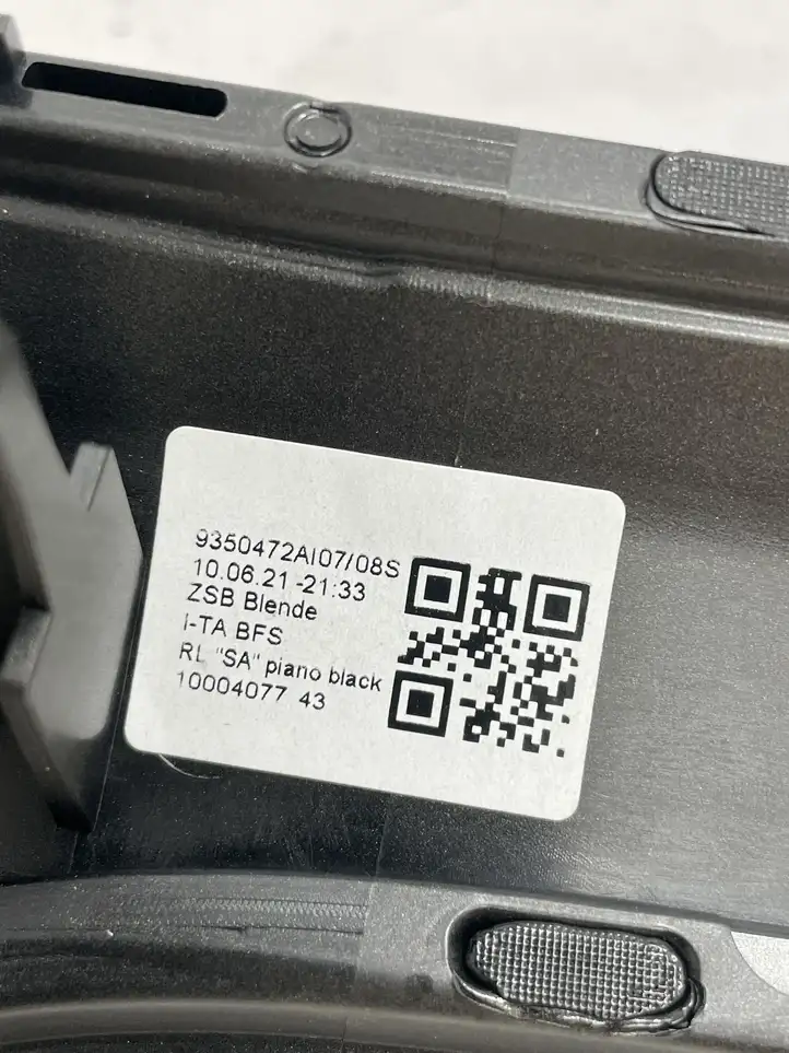 Mini Cooper Countryman F60 (2020 - 2023) 9350472A Центральная отделка панели приборов — фото 3
