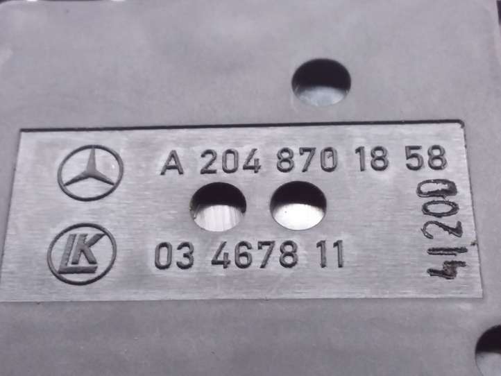 Mercedes-Benz CLS C218,X218 (2011 - 2017)  A2048701858 Включатель (включатели) памяти