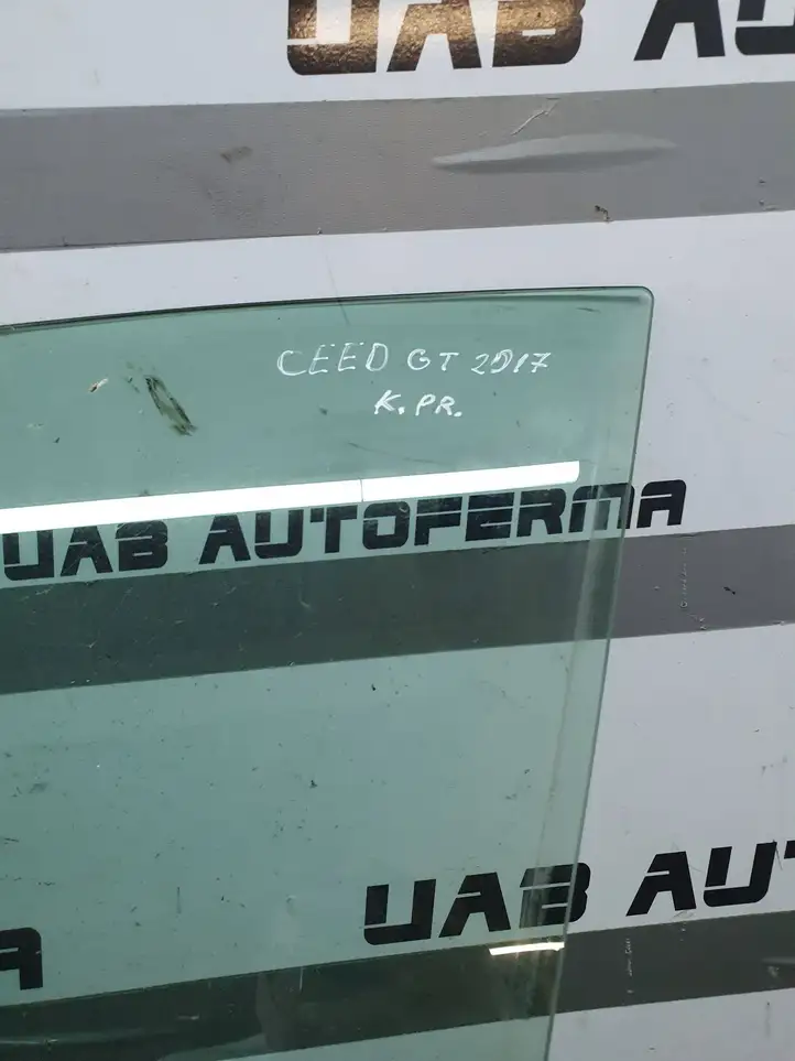 Kia Ceed (2015 - 2018) DOT618M391AS2 Стекло передней двери — фото 4