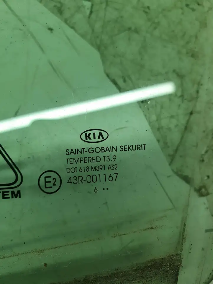 Kia Ceed (2015 - 2018) DOT618M391AS2 Стекло передней двери — фото 5