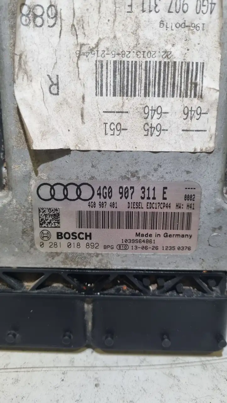 Audi A6 C7 (2011 - 2014) 4G0907311E Блок управления двигателем (ЭБУ) — фото 3