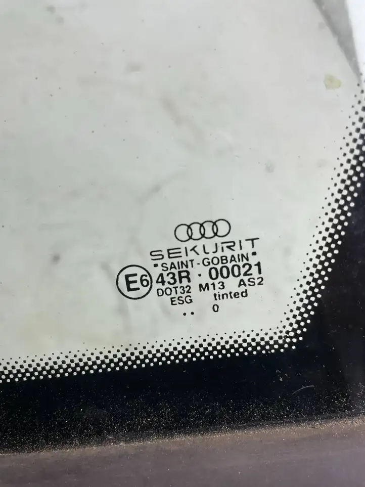 Audi A3/S3 8L (2000 - 2003) 43R00021 Заднее боковое стекло — фото 4