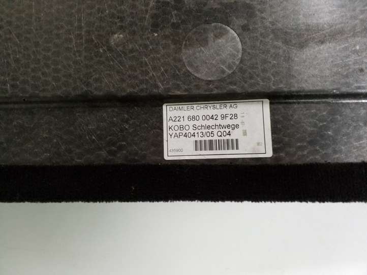 Mercedes-Benz S W221 (2005 - 2013)  A2216800042  Коврик багажника