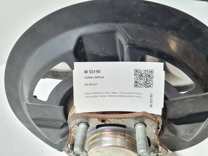 Kia EV6 (2021 - )  49560GI000 Задний поворотный кулак (ступица, цапфа)