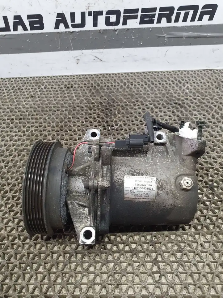 Nissan Juke I F15 (2010 - 2018) 926003VD0A Компрессор (насос) кондиционера воздуха — фото 3