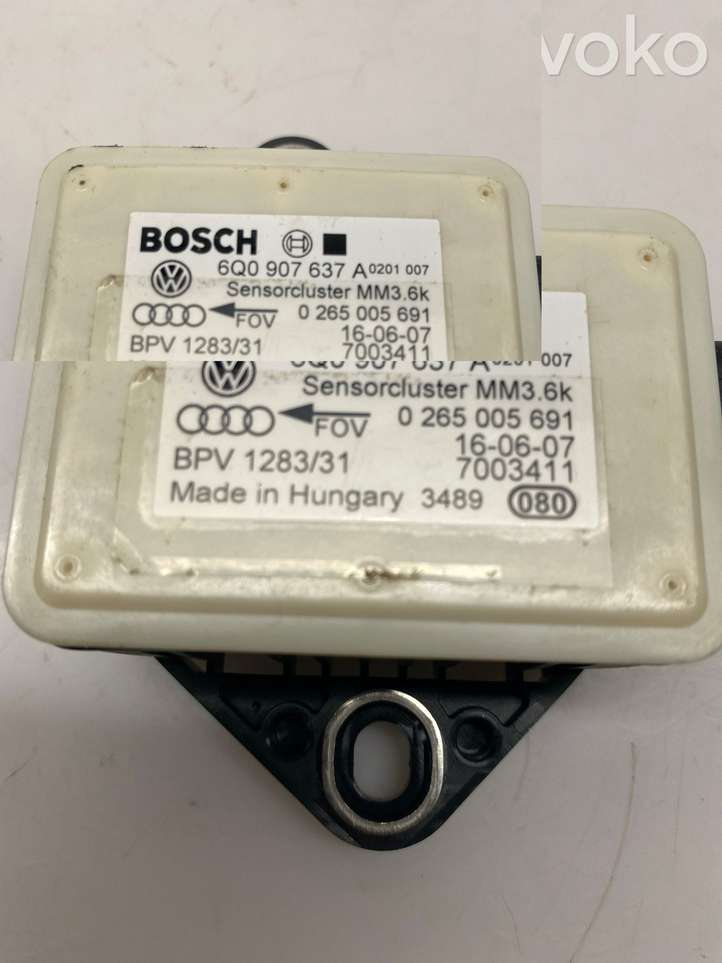 Skoda Fabia Mk2 (5J) (2007 - 2014)  6Q0907637A Датчик ESP (системы стабильности) (датчик курсовой устойчивости))