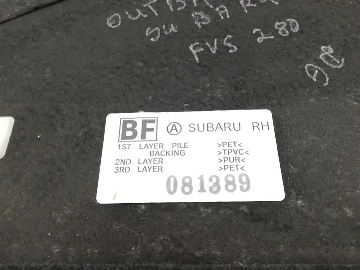 Subaru Outback (BS) (2014 - 2019) Прочие детали салона — фото 3