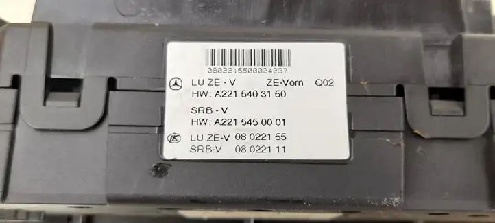 Mercedes-Benz S W221 (2005 - 2013) Блок предохранителей (комплект) — фото 8