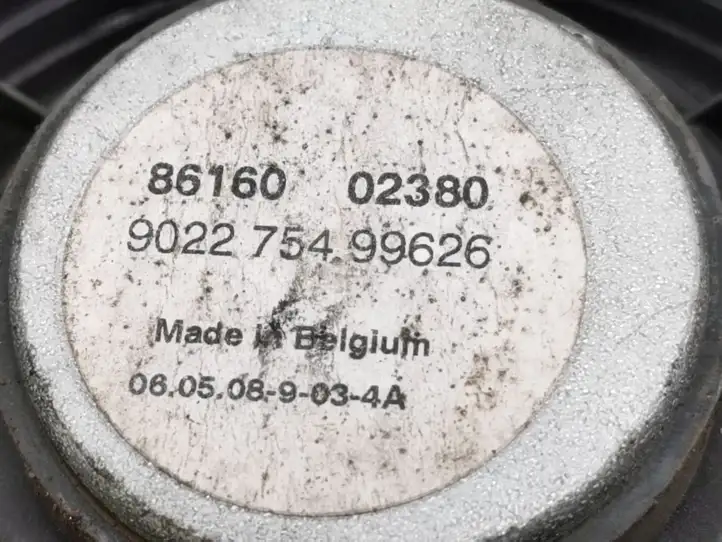 Toyota Avensis T250 (2006 - 2009) 8616002380 Динамики задних дверей — фото 4