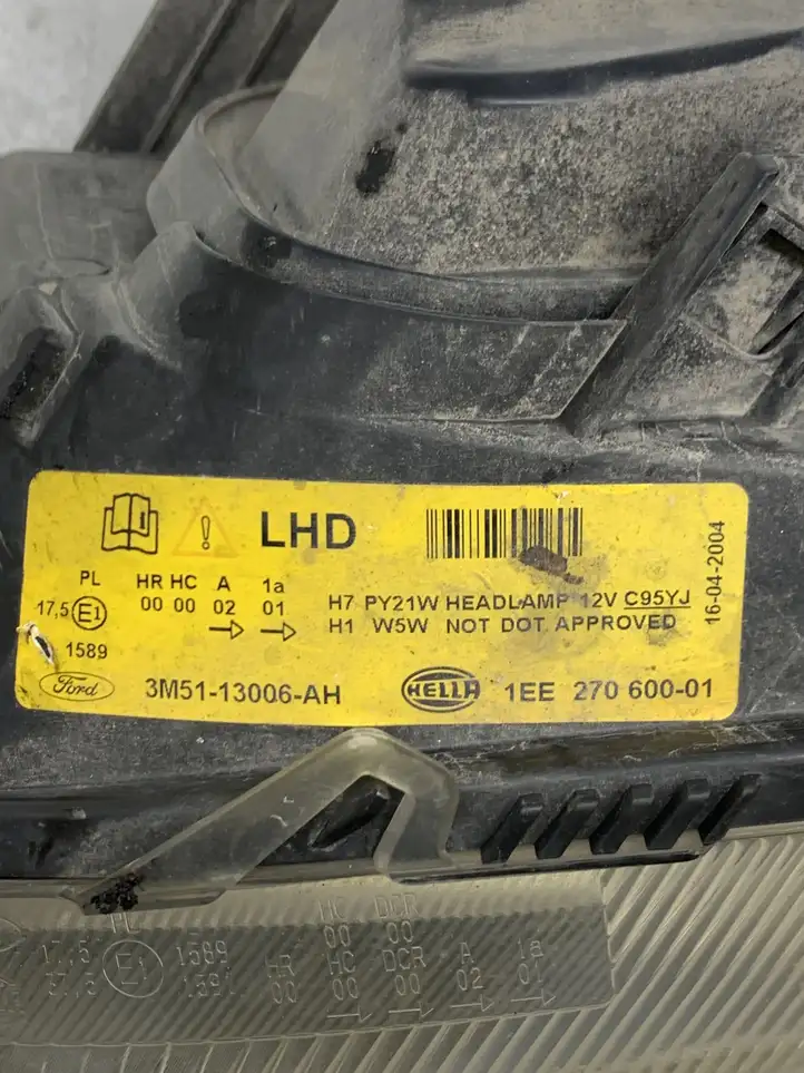 Ford Focus C-MAX (2003 - 2010) 3M5113006AH Передняя фара — фото 5