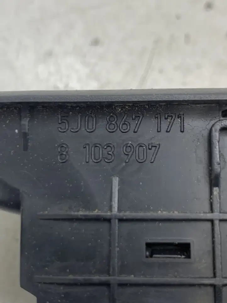 Skoda Roomster (5J) (2006 - 2010) 5J0867171 Блок кнопок стеклоподъемников — фото 3
