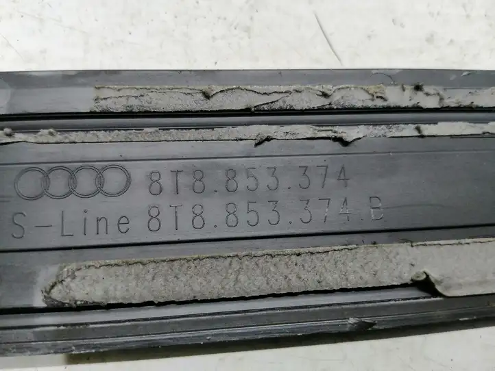 Audi A5 8T 8F (2007 - 2011) 8T8853374 Внутренняя обшивка порога (комплект) — фото 9