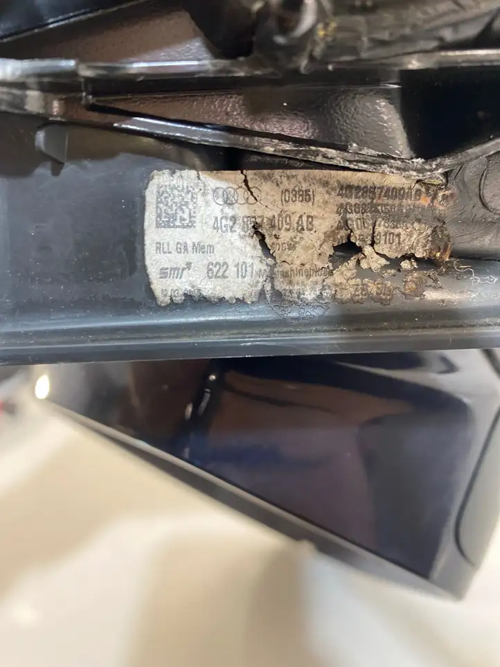 Audi A6 C7 (2014 - 2018) 4G2857409AB Боковое зеркало с электроприводом — фото 2