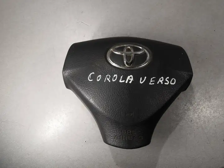 Toyota Corolla Verso E121 (2004 - 2007) Подушка безопасности руля — фото 3
