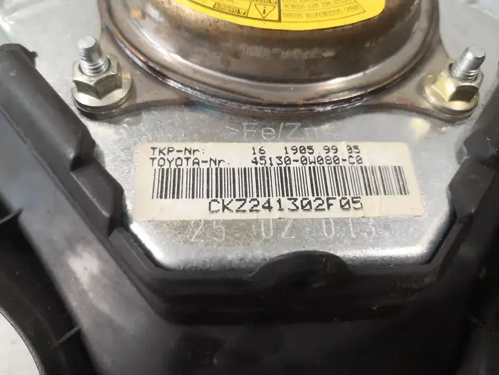 Toyota Yaris (2005 - 2009) 451300W080 Подушка безопасности руля — фото 6