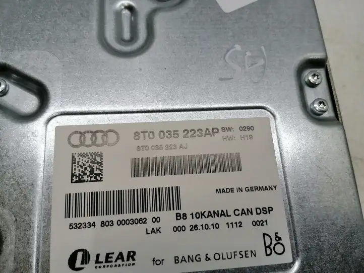 Audi A5 8T 8F (2007 - 2011) 8T0035223AP Усилитель звука — фото 3