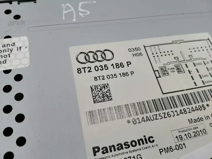 Audi A5 8T 8F (2007 - 2011) 8T2035186P Магнитола / мультимедийная система — фото 1