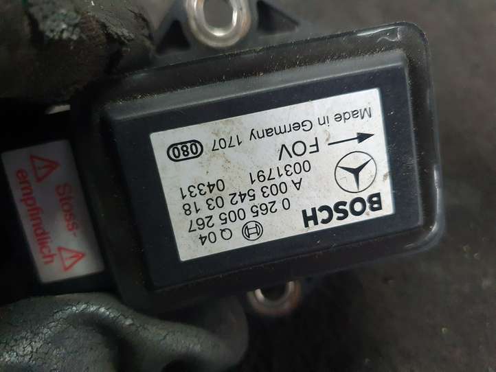 Mercedes-Benz E W211 (2002 - 2009)  0265005267 Датчик ESP (системы стабильности) (датчик курсовой устойчивости))