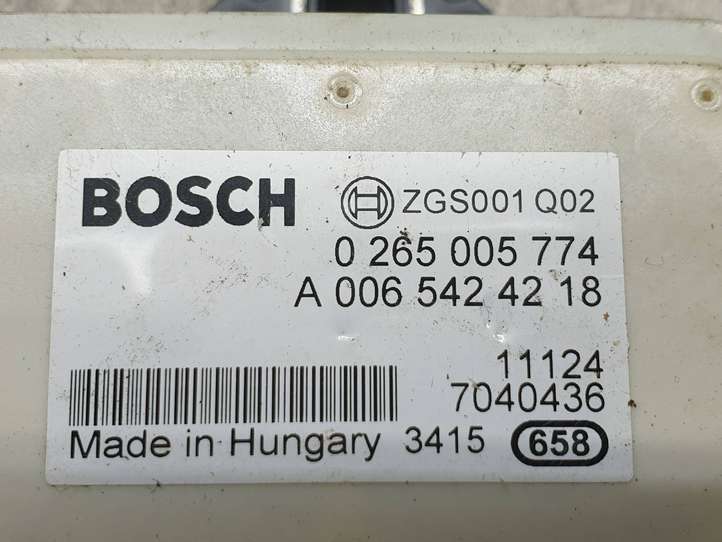 Volkswagen Crafter (2006 - 2016)  0265005774 Датчик ESP (системы стабильности) (датчик курсовой устойчивости))