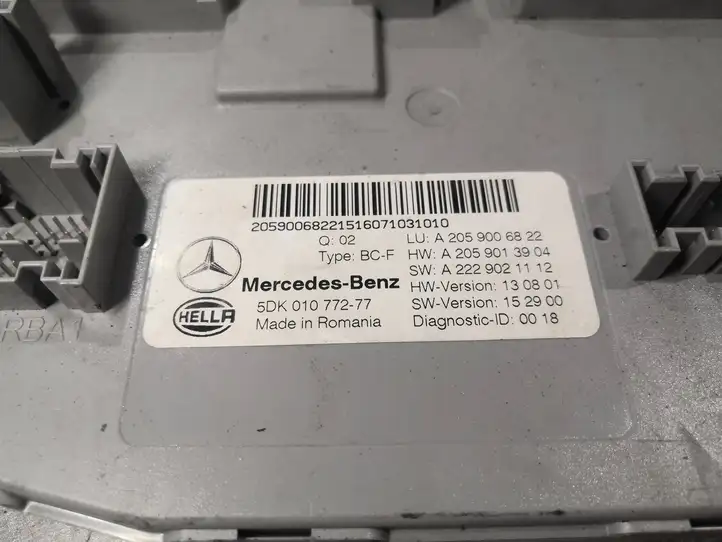 Mercedes-Benz C W205 (2014 - 2021) A2059006822 Модуль комфорта — фото 5