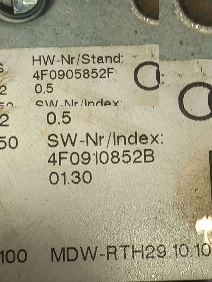 Audi A6 (2008 - 2011)  4F0905852F Замок руля