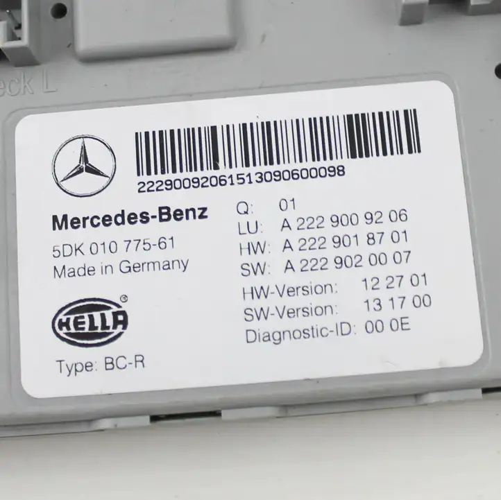 Mercedes-Benz S W222 (2013 - ) A2229009206 Блок SAM — фото 2
