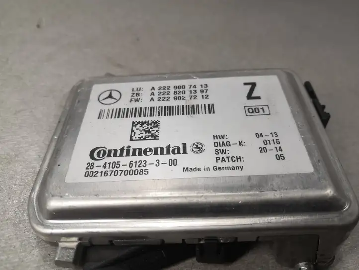 Mercedes-Benz C W205 (2014 - 2021) A2229007413 Камера в лобовом стекле — фото 5