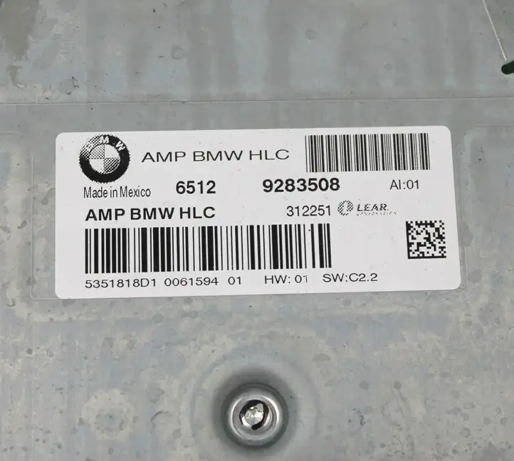 BMW 3 F30 F35 F31 (2012 - 2018) 9283508 Усилитель звука — фото 2