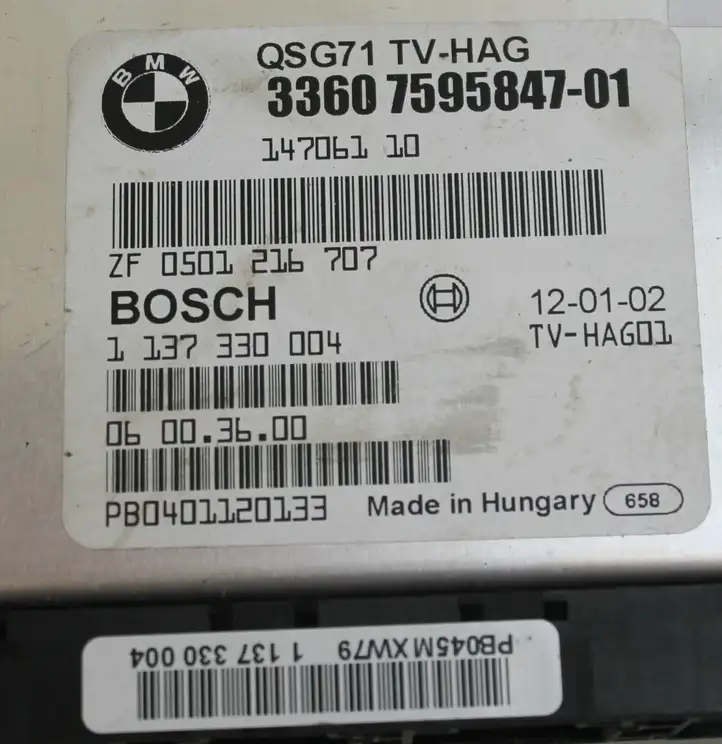 BMW X5 E70 (2006 - 2013) 7595847 Блок управления задним мостом — фото 2