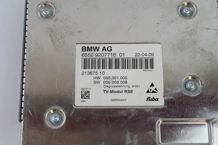 BMW 7 F01 (2008 - 2016) 9207716 Модуль управления видео — фото 2