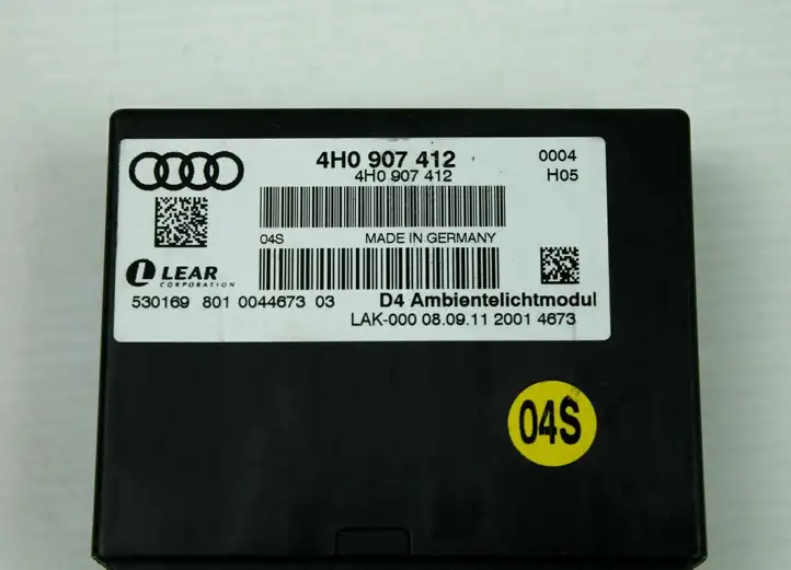 Audi A8 S8 D4 4H (2010 - 2014) 4H0907412 Блок управления светом — фото 2
