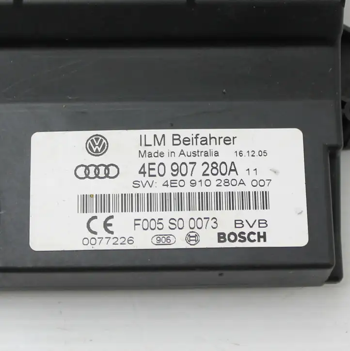 Audi A8 S8 D3 4E (2007 - 2010) 4E0907280A Прочие блоки управления — фото 2