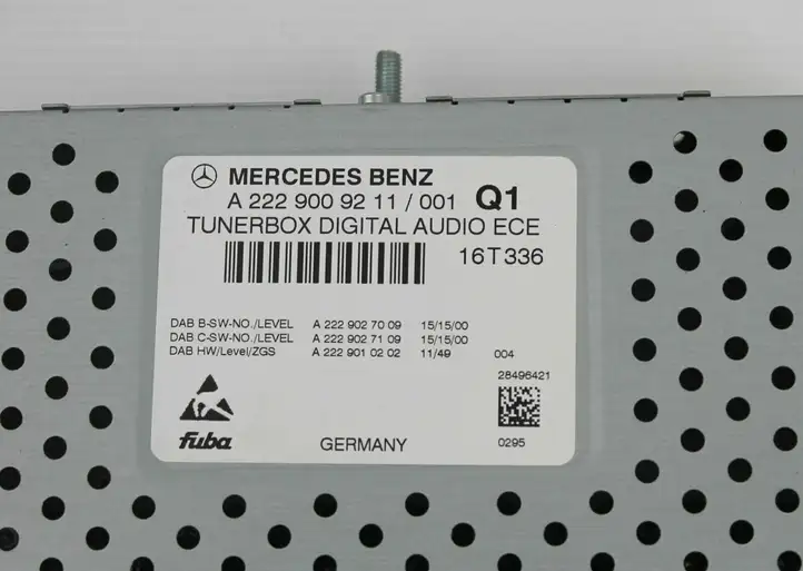 Mercedes-Benz S W222 (2013 - ) A2229009211 Магнитола / мультимедийная система — фото 3